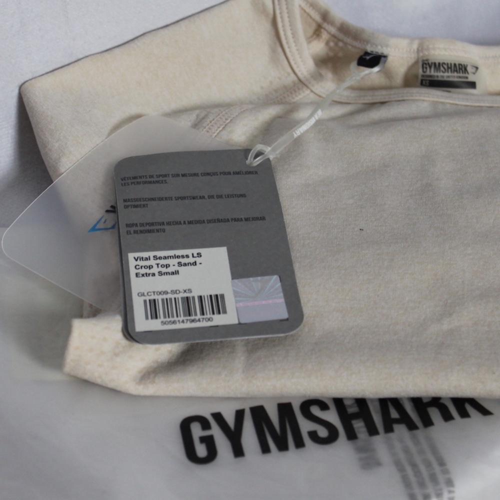 Gymshark Vital Seamless LS Crop Top - Picture 4 of 5